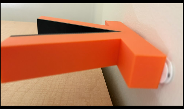Final product mounted with container in channel